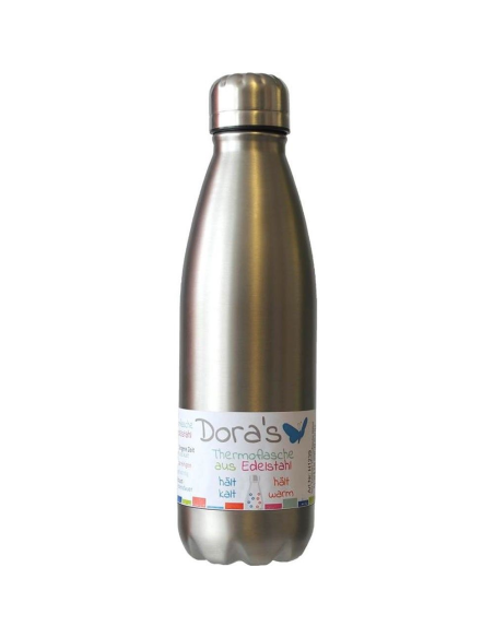Termos de acero inoxidable, diseño inox, 500ml de Biodora