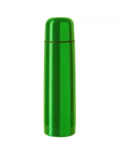 Termo acero inoxidable 500ml verde Biodora, diseño ecológico