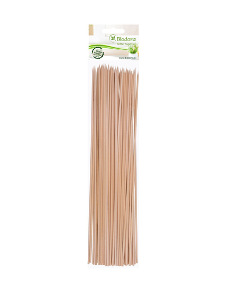 Pinchos de madera de madera sostenible, 100uds de Biodora