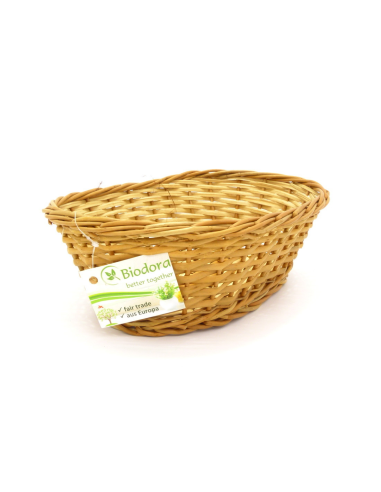 Cesta de mimbre para pan de Biodora