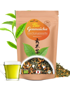 Té Verde Japonés Genmaicha Keiko 50g - Arroz Tostado Natural
