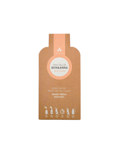 Gel de ducha Fruit Fusion Ben&Anna 2x20g, 400ml natural