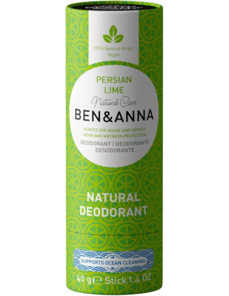 Desodorante Persian Lime Ben&Anna 45g en lata metálica