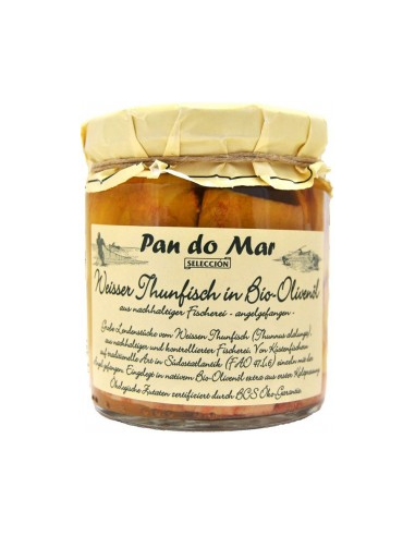 Lomos de Bonito del Norte en Aceite de Oliva Ecológico 220g