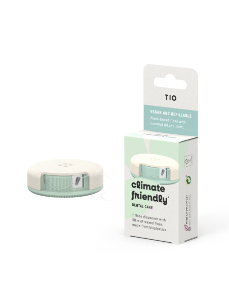 Recarga Hilo dental vegano con aceite de coco, 50m de Tio