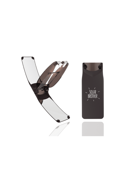 Mechero solar suncase, negro** de Solarbrother