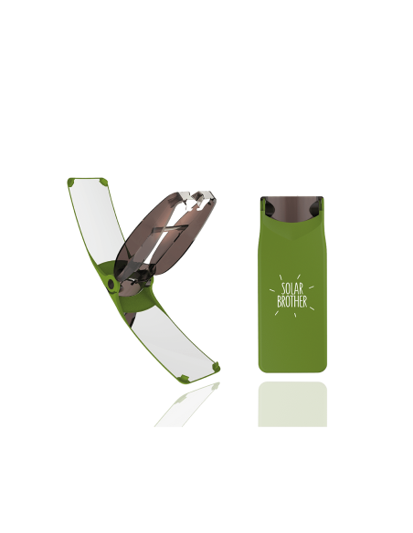 Mechero solar suncase, verde** de Solarbrother