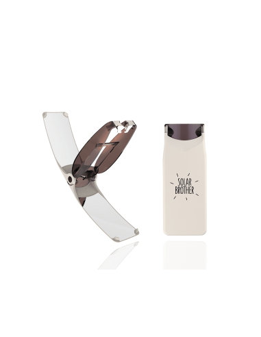 Mechero solar suncase, blanco** de Solarbrother