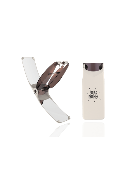 Mechero solar suncase, blanco** de Solarbrother