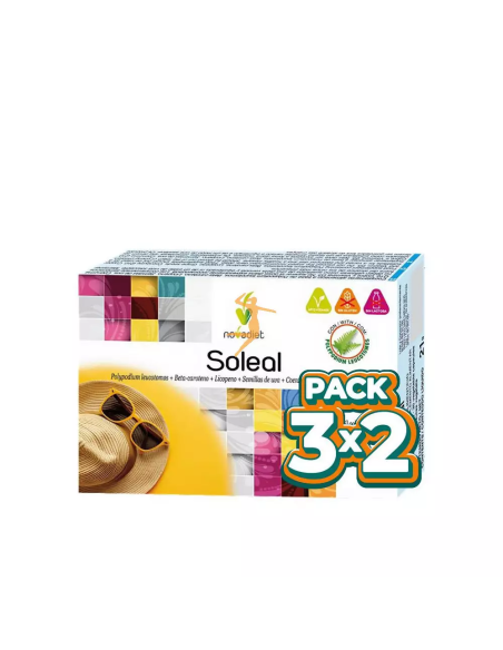 Pack 3x2 Soleal Envase de 30 cápsulas vegetales. de Novadiet