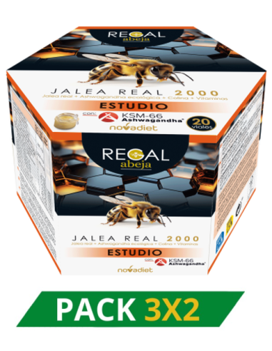 Pack 3x2 Regal Abeja Estudio Envase de 20 viales de 10 ml. de Novadiet