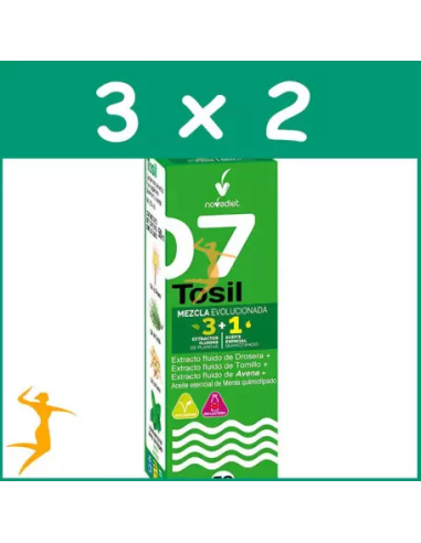 Pack 3x2 Tosil+Aceite Es. Menta Envase de 50 ml. de Novadiet
