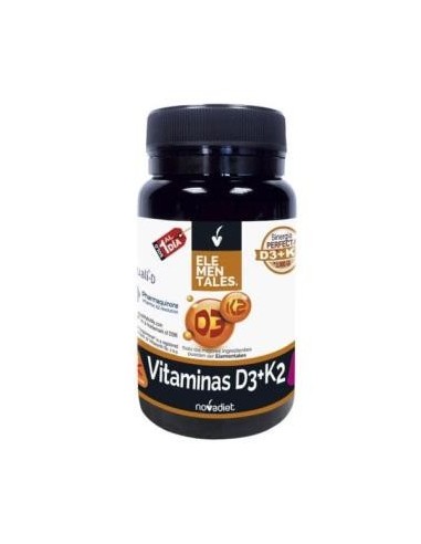 Pack 3x2 Vit. D3+K2 Envase de 60 cápsulas blandas. de Novadiet