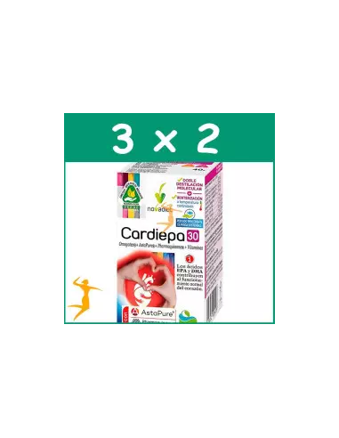 Pack 3x2 Cardiepa 30 Capsulas Envase de 30 cápsulas blandas. de Novadiet
