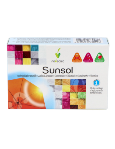 Soleal Envase de 30 cápsulas vegetales. de Novadiet