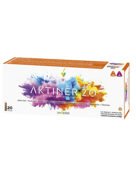 Aktiner 2.0 Envase de 20 viales de 10 ml. de Novadiet