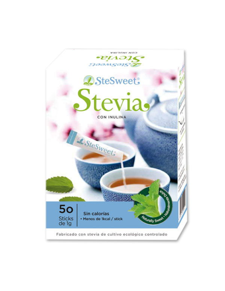 Pack 6 Uds. Sticks (Sobrecitos) Reb A + Inulina 50/u  de Stesweet