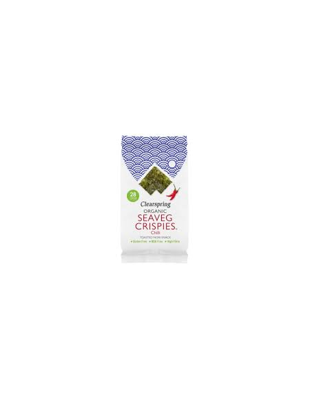 Pack 20 Uds Alga Snack Nori Chilli Bio 4g Clearspring