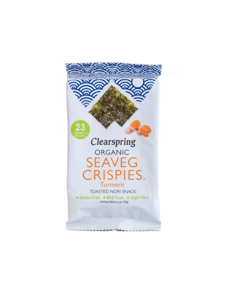 Pack 20 Uds Alga Snack Nori Bio 4g Clearspring Natural