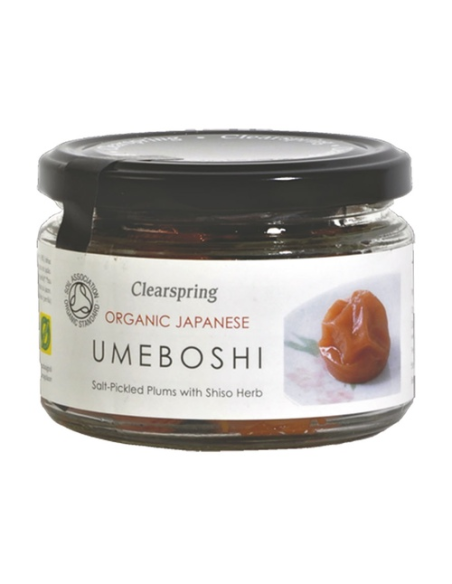 Pack 6 Umeboshi Bio 200 g Clearspring  Sabor Natural Saludable