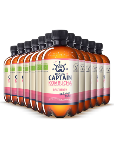 Pack 12 Uds. Frambuesa Bio 400 ml  de Captain