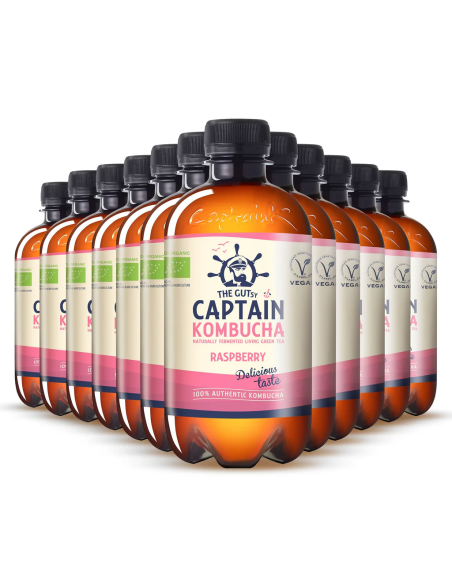 Pack 12 Uds. Frambuesa Bio 400 ml  de Captain