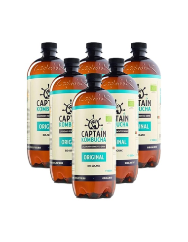 Pack 6 Uds. Natural Sabor Original Bio 1 L  de Captain