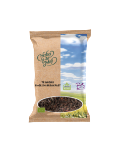 Pack 6 Uds Té Negro English Breakfast Bio 70g Herbes Del Moli