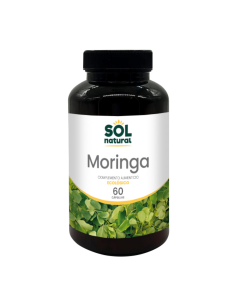 Pack 6 Moringa Bio Solnatural 60 Cápsulas 30 g Natural