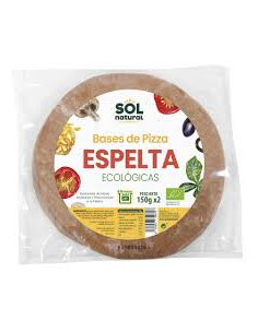 Pack 10 Bases de Espelta Integral Bio Solnatural 2x150g