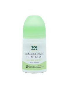 Pack 12 Uds. Desodorante Líquido De Alumbre Aloe Y Neem 75 ml  de Solnatural