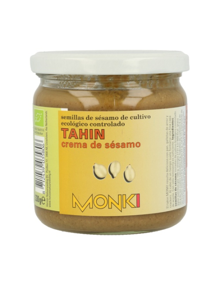 Pack 6 Tahín Bio 330 g Monki | Sabor Natural y Saludable