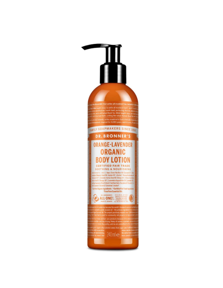 Locion Corporal Naranja-Lavanda de Dr Bronners