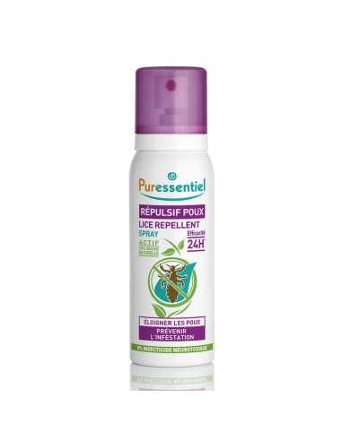 Spray Antipiojos Repelente 75 Mililitros Puressentiel