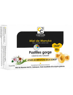Pastillas Garganta Miel Manuka AA15+ 72g - Comptoirs & Co