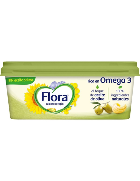 Margarina saludable con aceite de oliva extra virgen natural