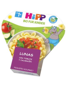 Pequeño Gourmet Lunas Con Tomate-Calabacin 250G de Hipp