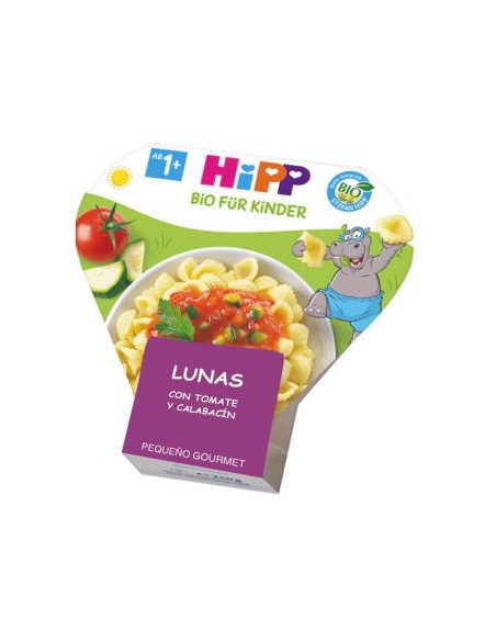 Pequeño Gourmet Lunas Con Tomate-Calabacin 250G de Hipp