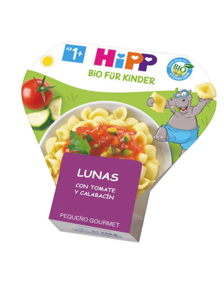 Pack 6 Lunas Bio Hipp Tomate y Calabacín 250 g