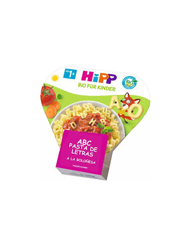 Pack 6 Espagueti Boloñesa Bio Hipp 250g con Especias