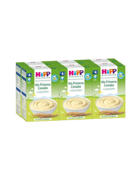 Pack 6 Cereales Bio Sin Gluten 200g Hipp para Bebés