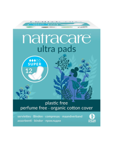 Pack 12 Uds Compresa Super Natracare 12 unidades ecológicas
