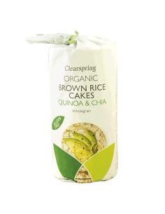 Tortas de Arroz Integral, Quinoa y Chía Natursoy 120 g