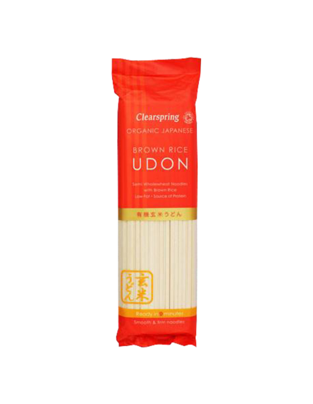 Udon de trigo y arroz integral: sabor natural y saludable