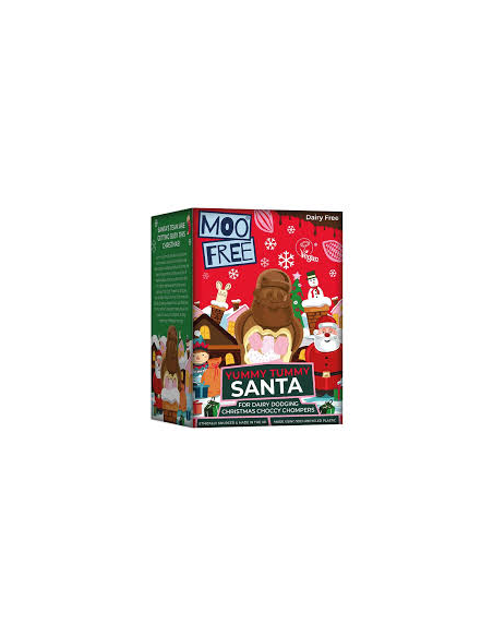 Papa Noel de Chocolate Sin Gluten 32g - Moo Free Navidad