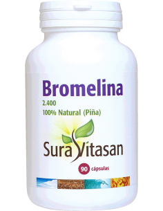 Pack 2 Bromelina 90 cápsulas Sura Vitasan – Salud natural