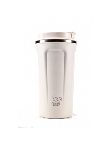 Vaso Termo Irisana Bbo19 Blanco Acero Inoxidable 450 ml