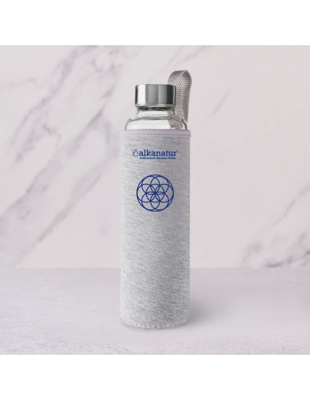 Botella de borosilicato 500ml de Alkanatur