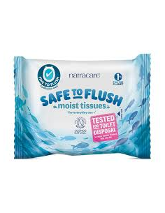 Toallitas Desechables WC Natracare 100% Papel 30 Unidades