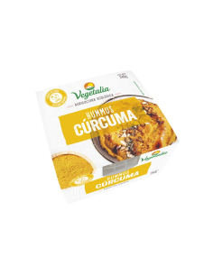 Hummus Cúrcuma Bio Vegetalia 220 g – Natural y Saludable